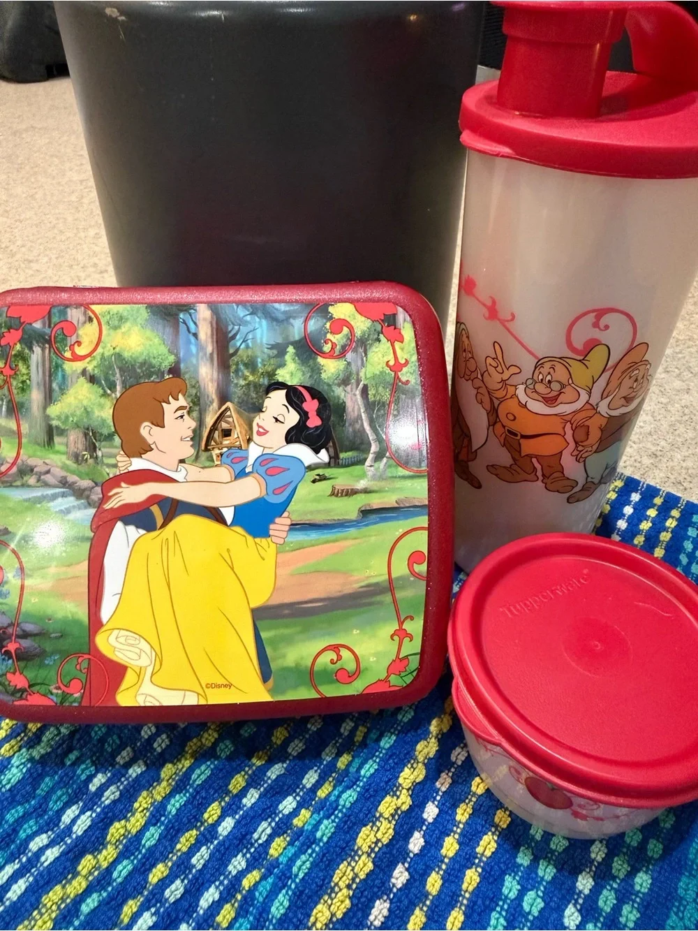 Tupperware Disney Snow White 3 Piece Lunch Set